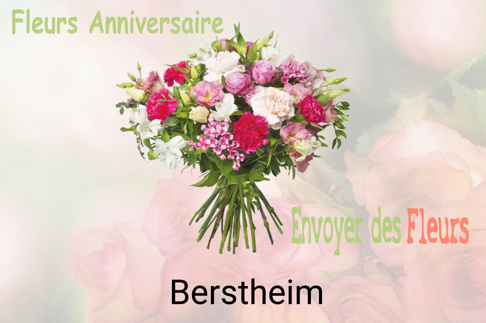 Bouquet de fleurs d’anniversaire livré à Berstheim
