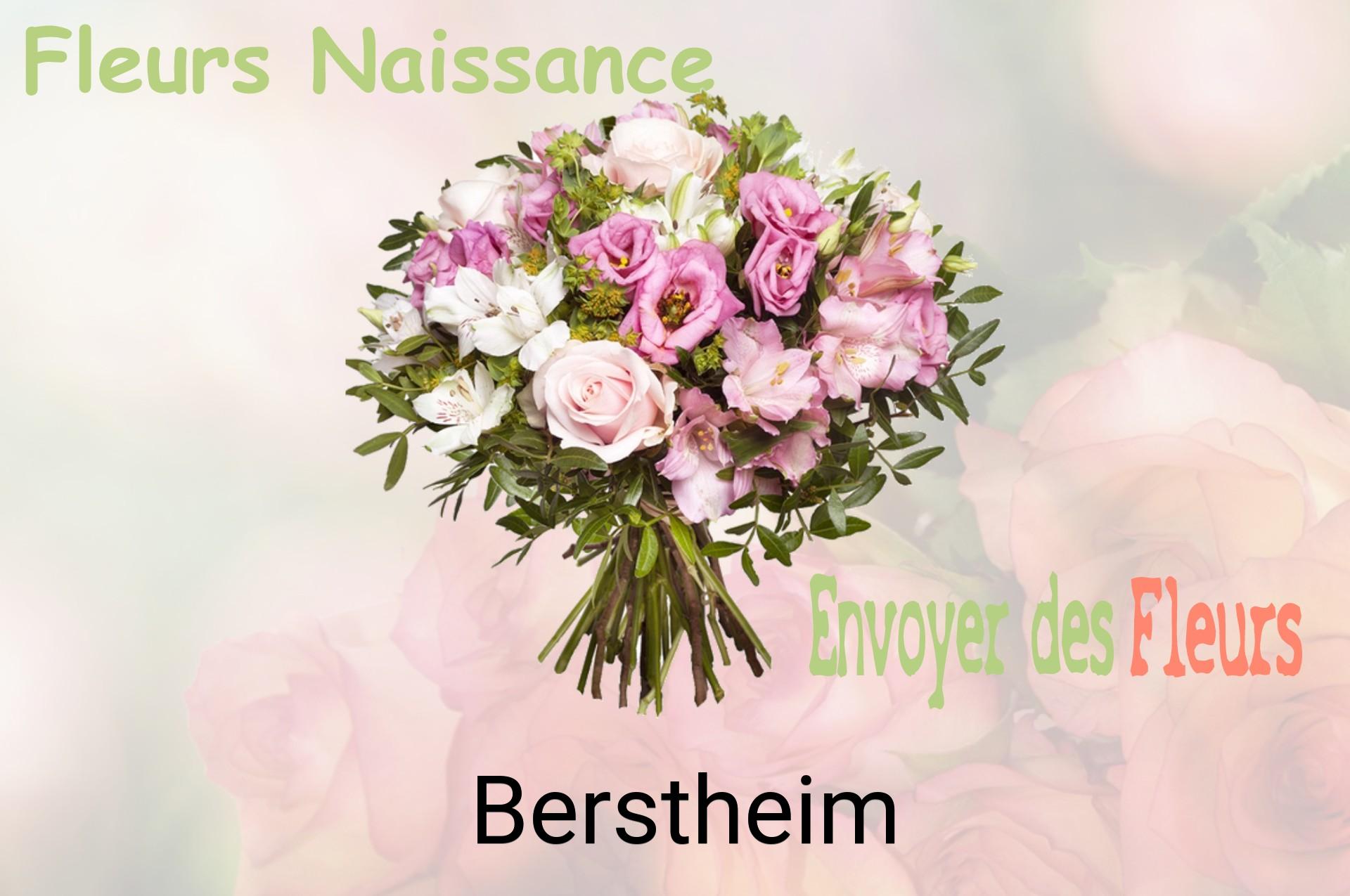 Bouquet de fleurs de naissance livré à Berstheim